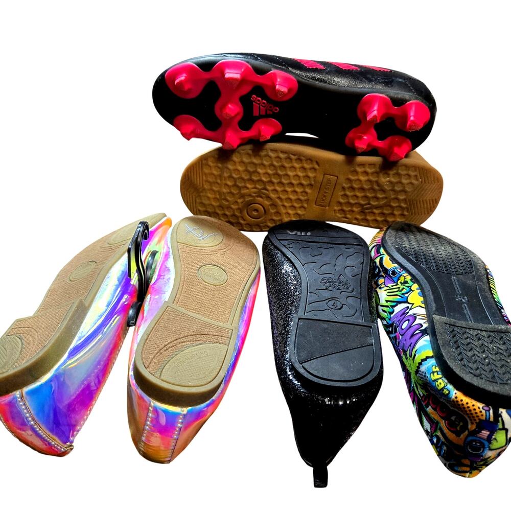 Wonder Nation + More Girl's Size 4 4.5 Flats Cleats Tennis Shoes Bulk Lot of 5 - Picture 11 of 11